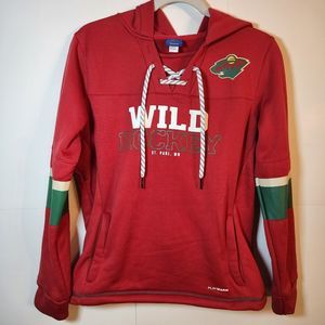 Reebok Minnesota Wild hockey hoodie NHL M